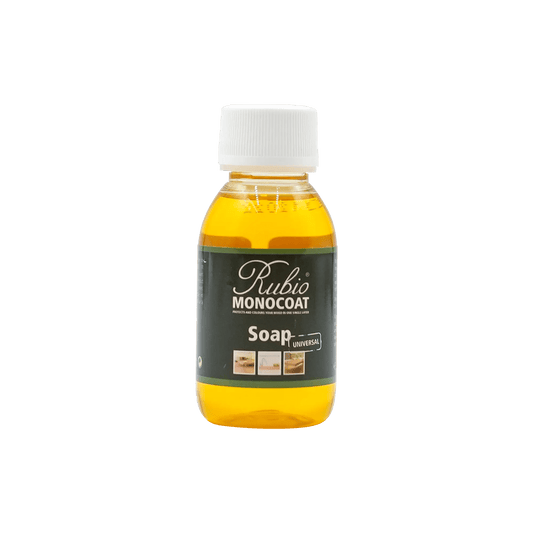 Small bottle of Rubio Monocoat Universal Soap.